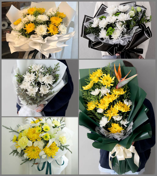 广东湛江市吴川市樟铺镇金鸡村白事花束代送